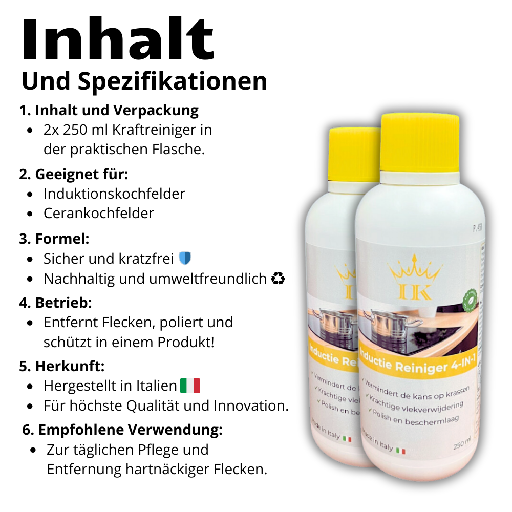 Induktionsreiniger 4-IN-1