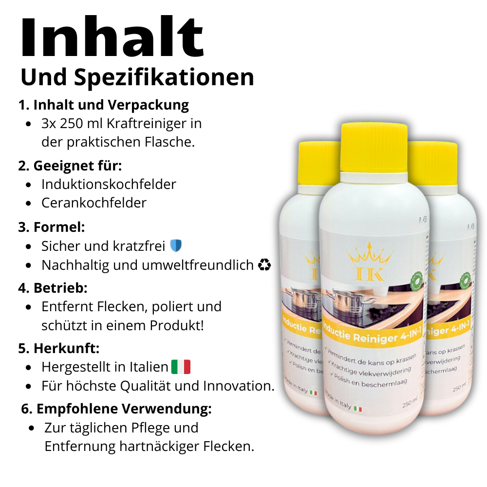 Induktionsreiniger 4-IN-1