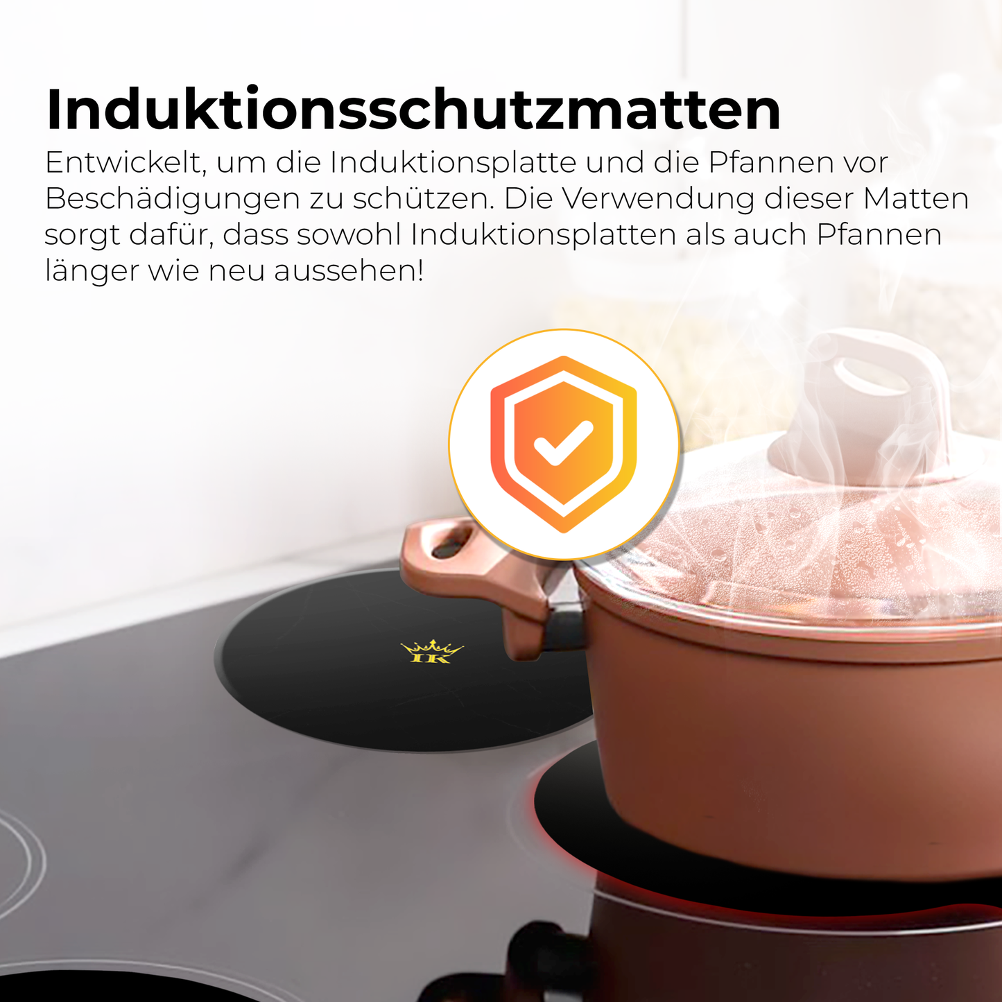 Induktionsschutz - Schwarz, Premium Qualität