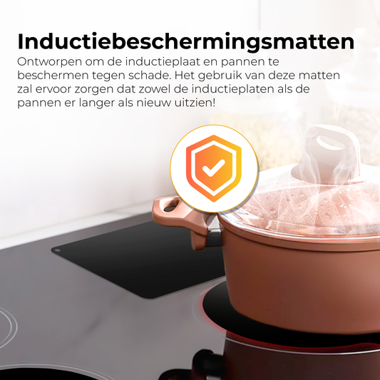 Inductie beschermers met anti-slip laag tegen krassen op inductiekookplaten