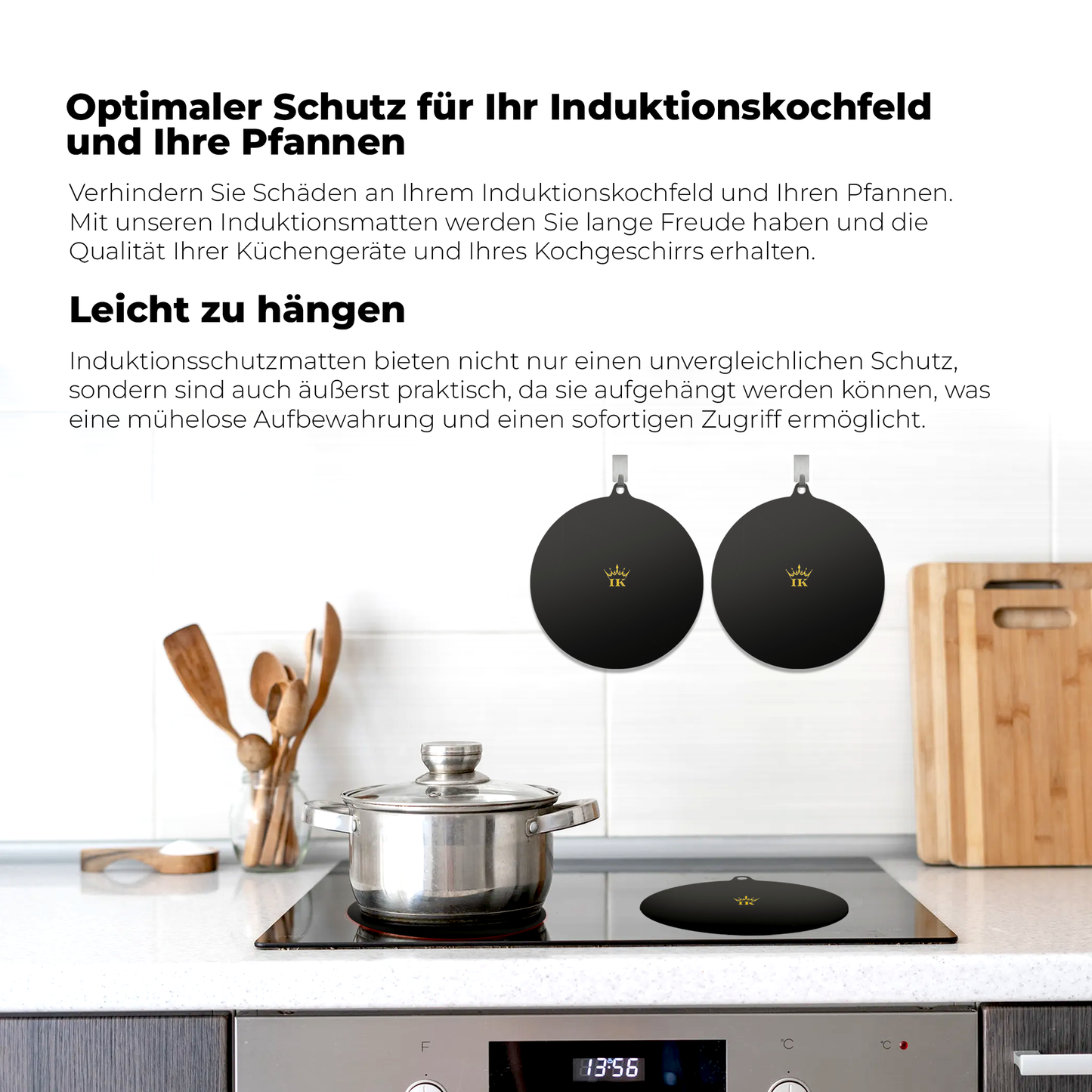 Induktionsschutz - Schwarz, Premium Qualität