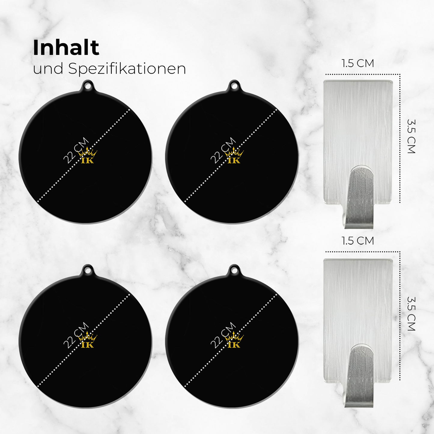 Induktionsschutz - Schwarz, Premium Qualität