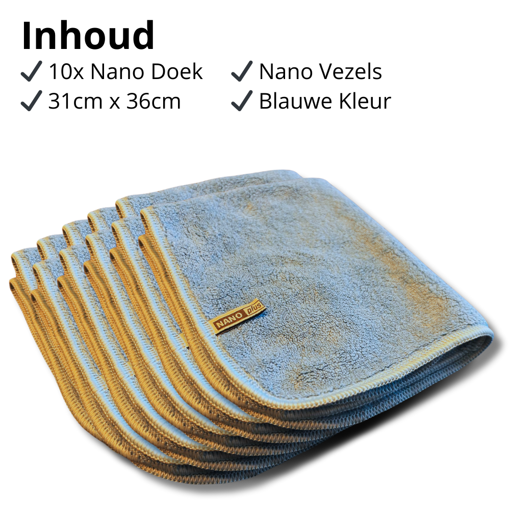 NanoPlus schoonmaakdoeken van nanovezels