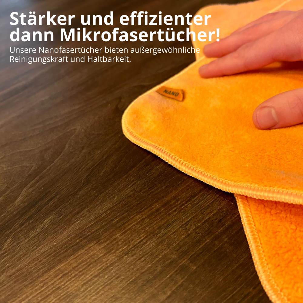 Reinigungstücher - Orange, 10 Stück