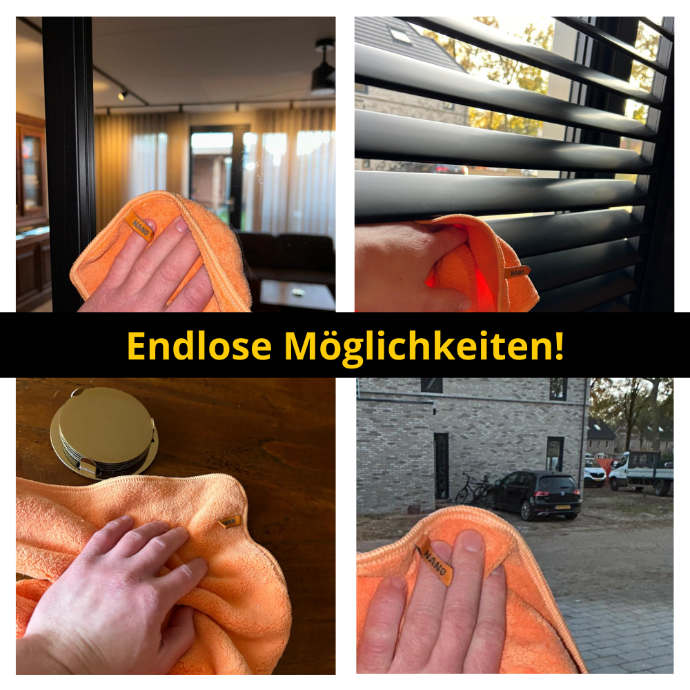 Reinigungstücher - Orange, 10 Stück