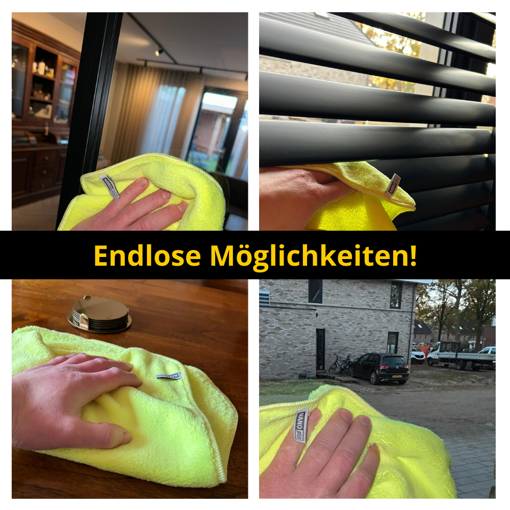 Reinigungstücher - Gelb, 3 Stück