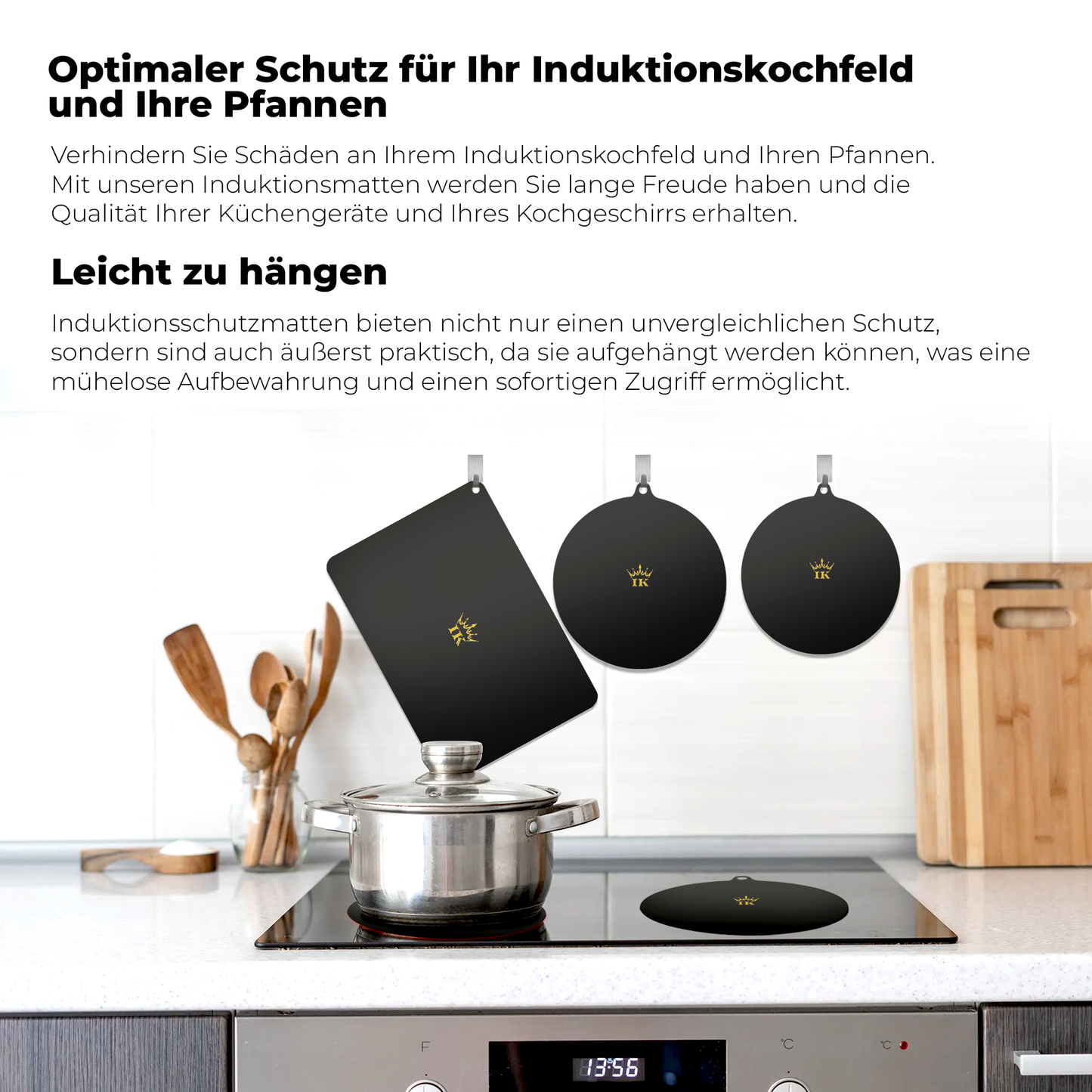 Induktionsschutz - Schwarz, Premium Qualität