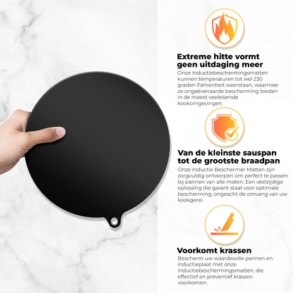 Inductie beschermers met anti-slip laag tegen krassen op inductiekookplaten