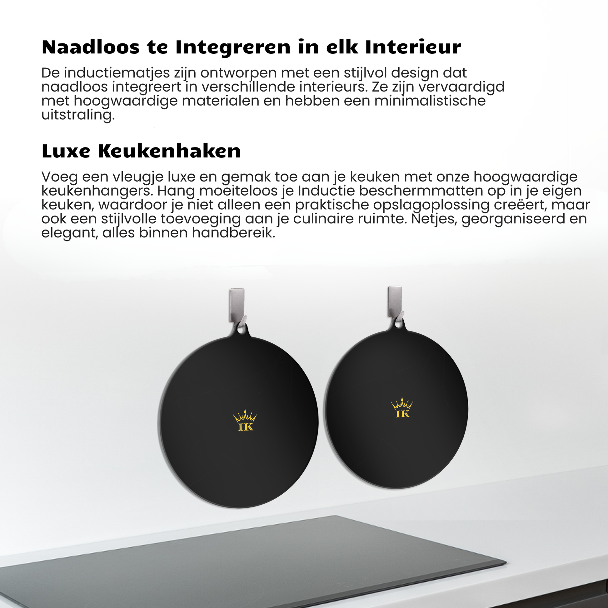 Induction Kings premium inductie beschermers met anti-slip laag tegen krassen