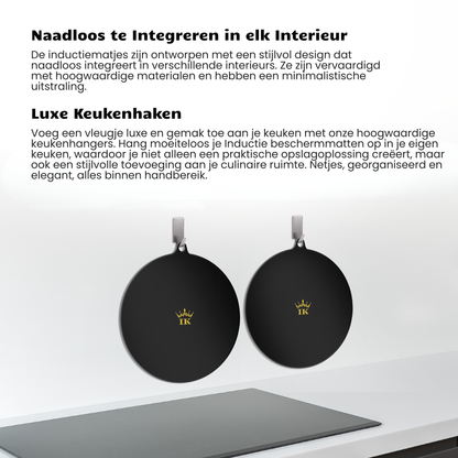 Induction Kings premium inductie beschermers met anti-slip laag tegen krassen