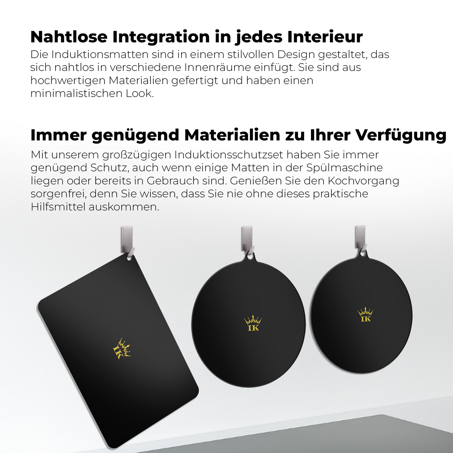 Induktionsschutz - Schwarz, Premium Qualität