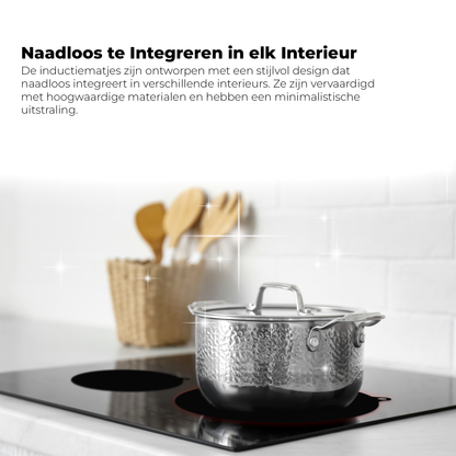 Inductie beschermers met anti-slip laag tegen krassen op inductiekookplaten