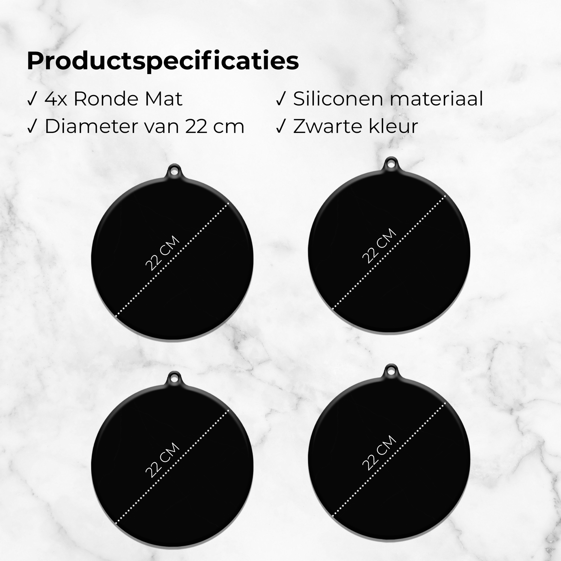Inductie beschermers met anti-slip laag tegen krassen op inductiekookplaten