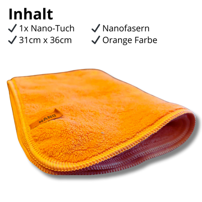 Reinigungstuch - Orange, 1 Stück