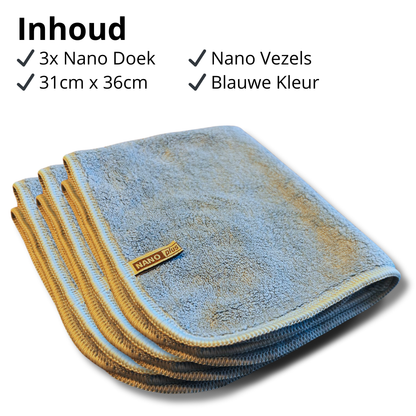 NanoPlus schoonmaakdoeken van nanovezels