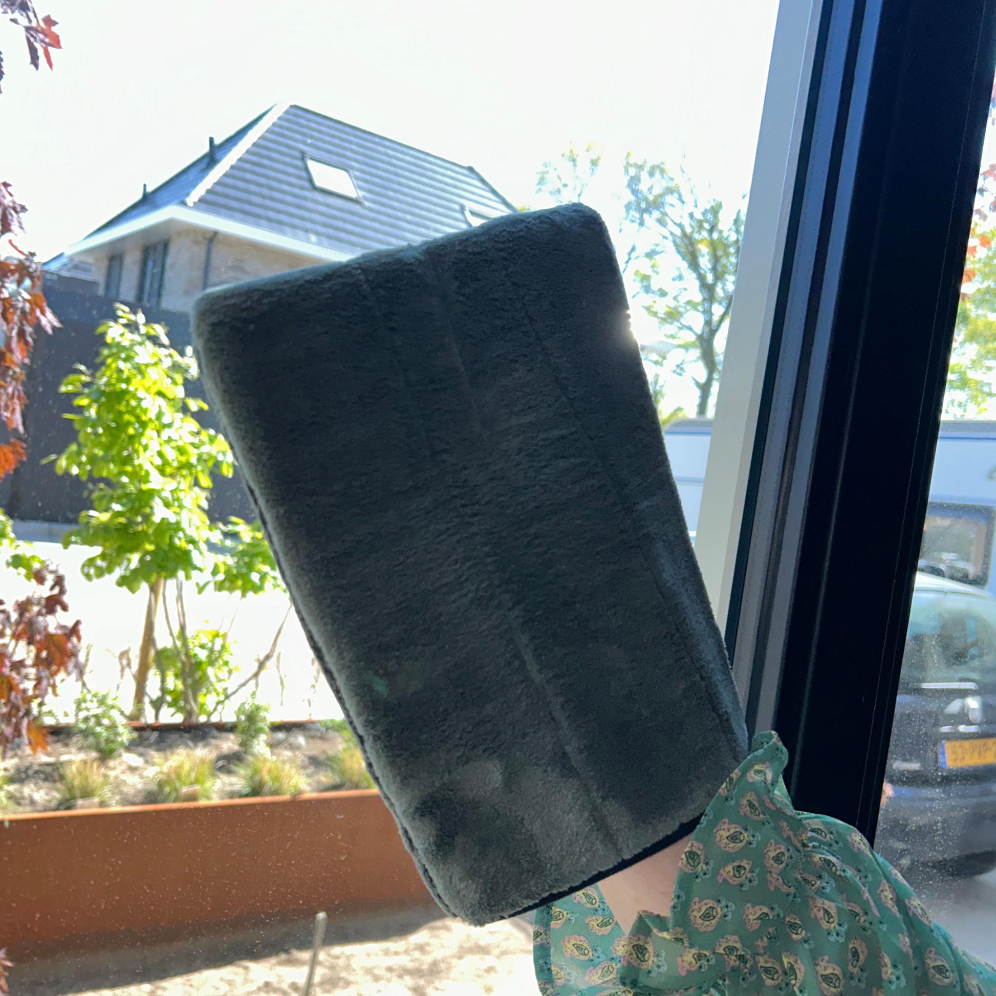 Schoonmaakdoek in washandschoen van NanoPro XL voor schoonmaken