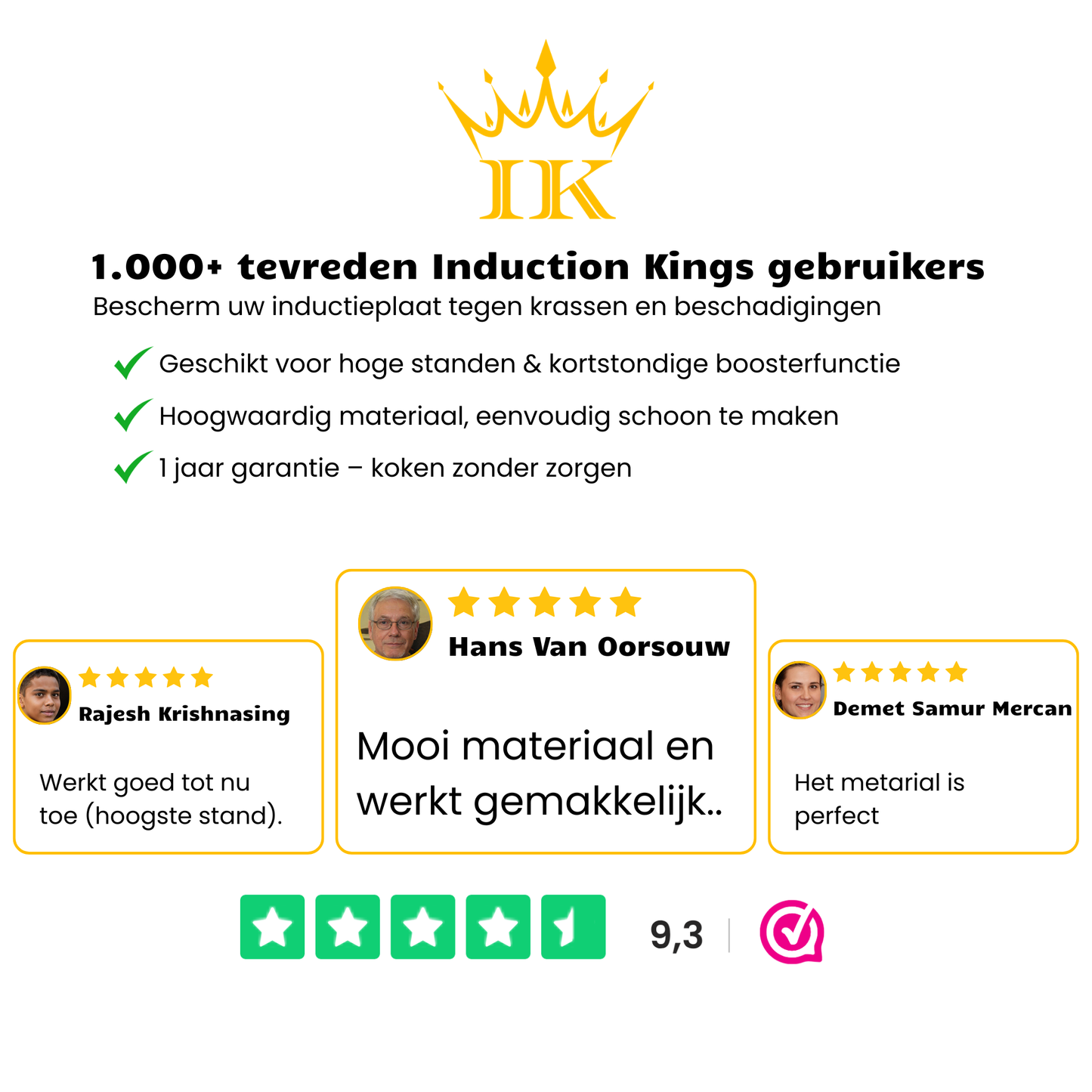 Induktions-Wartungspaket Schutz & Reinigung