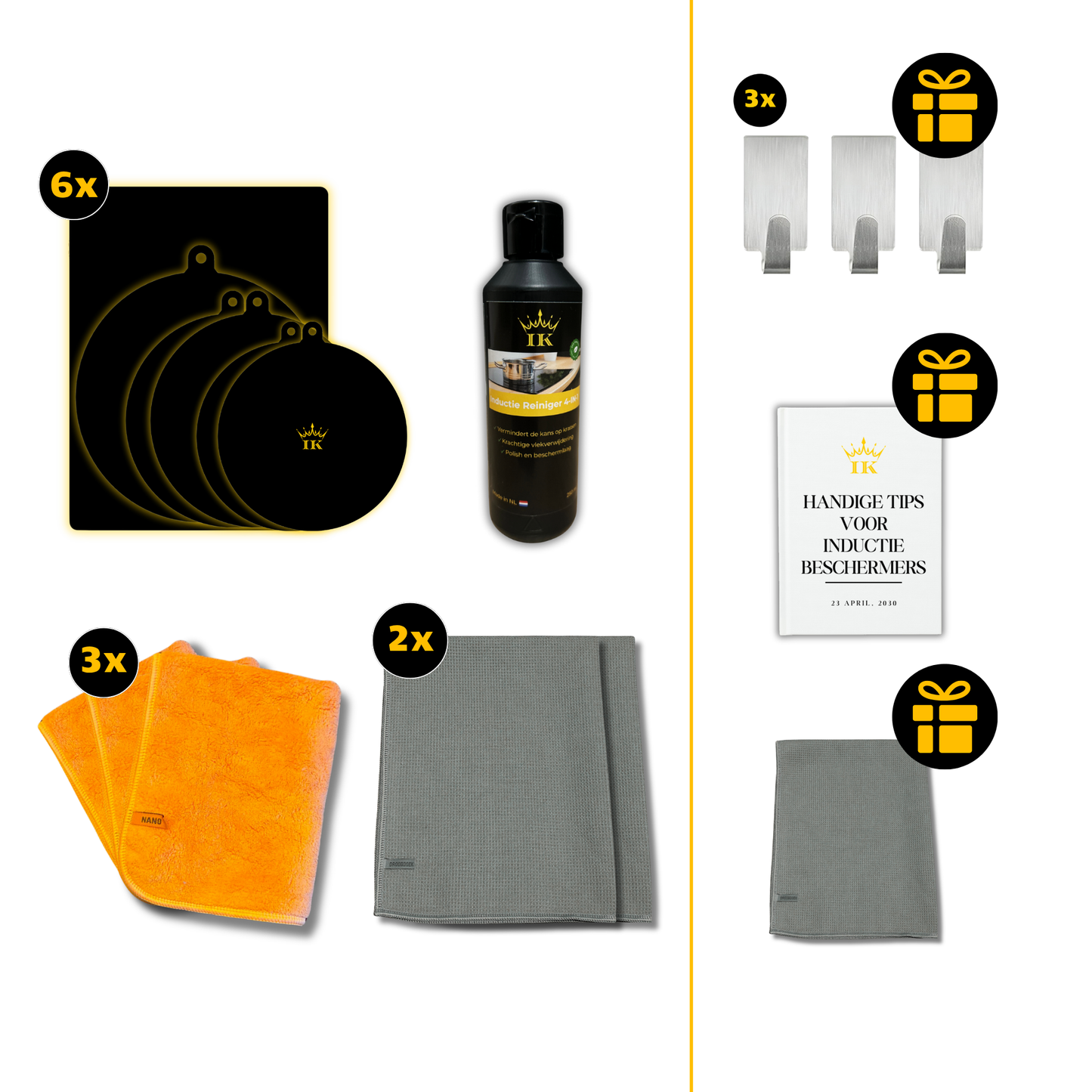 Induktions-Wartungspaket Schutz & Reinigung