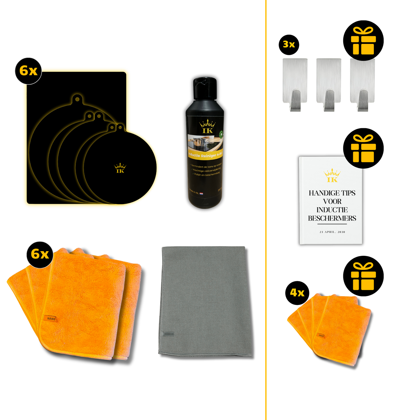 Induktions-Wartungspaket Schutz & Reinigung
